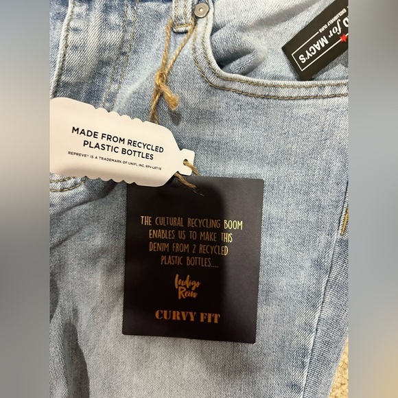 Indigo‎ Rein distressed jeans NEW NWT 5 26 curvy - Picture 4 of 7